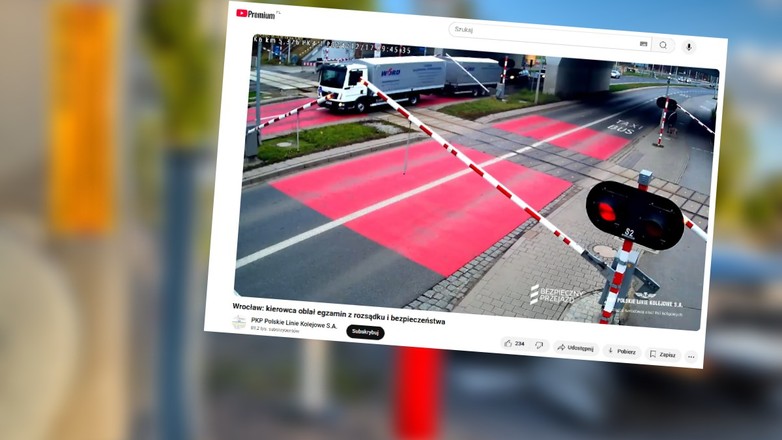 Kierowca oblał egzamin z rozsądku i bezpieczeństwa we Wrocławiu