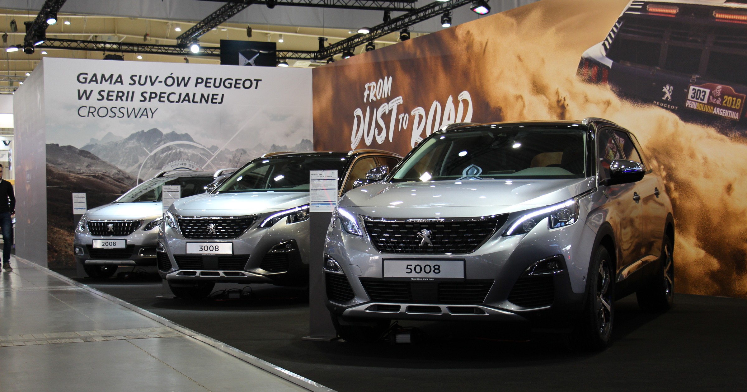 Peugeot podczas Poznań Motor Show
