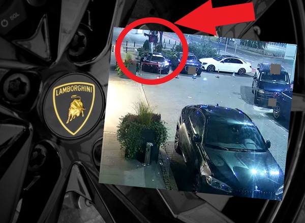 To nie było zwykłe zdjęcie z drogim Lamborghini. Szybko go pożałuje