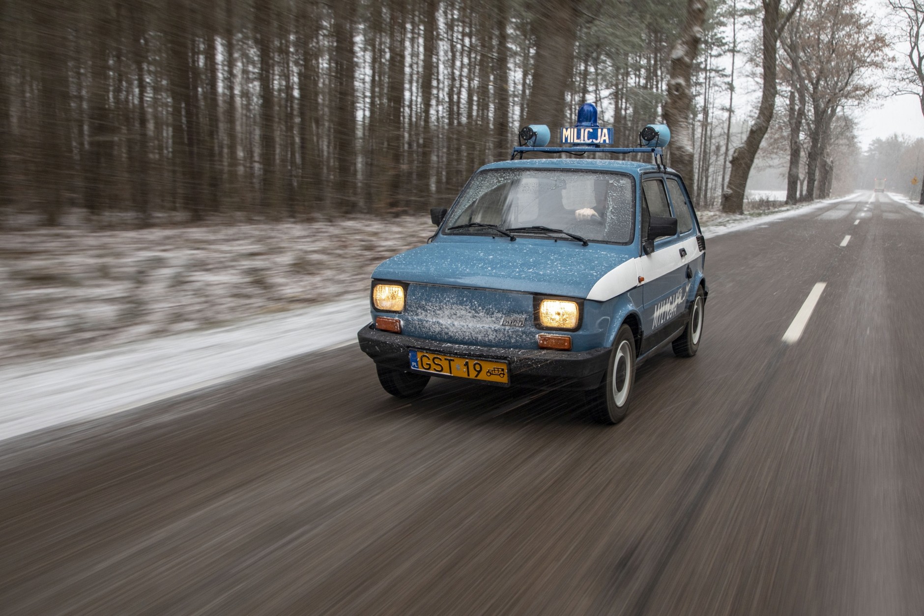 Fiat 126P radiowóz - Maluch, którego nie było