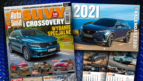 Auto Świat 4x4 SUV-y i Crossovery z kalendarzem 2021
