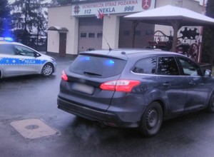 Takiego radiowozu się nie spodziewał. Nie zatrzymała go policja
