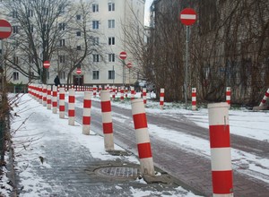 Polskie miasta toną w słupkach. Obejrzeliśmy te najsłynniejsze na warszawskim Muranowie