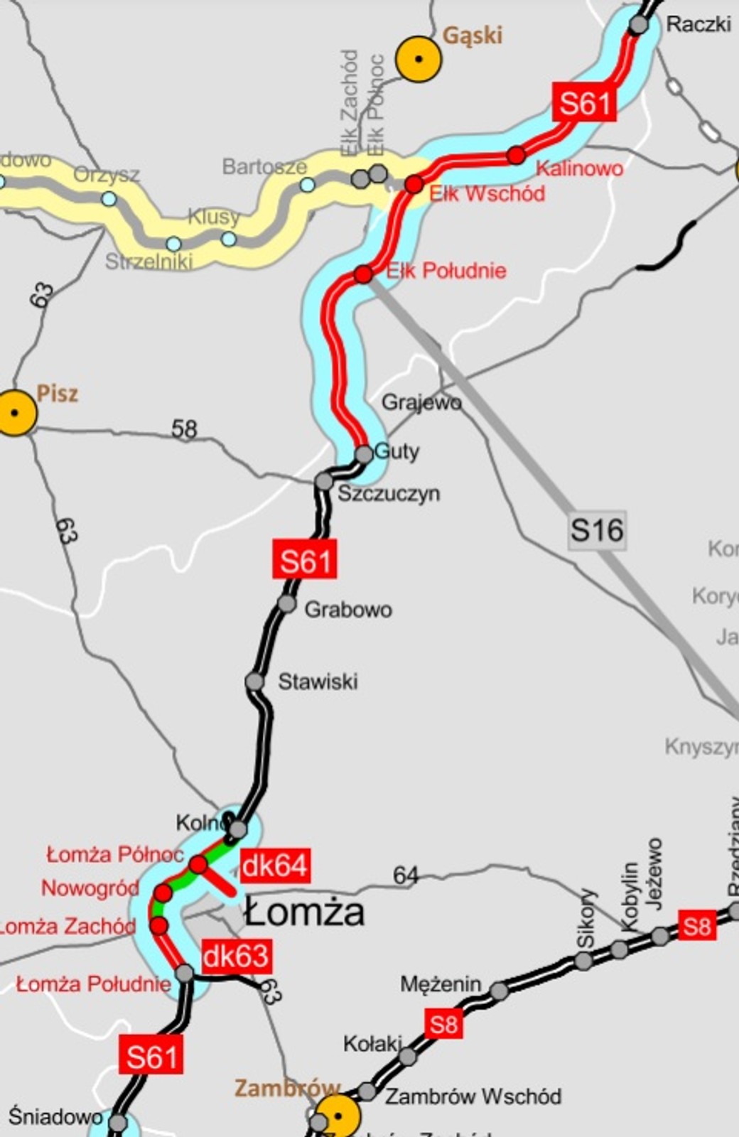 S61 Śniadowo - Raczki