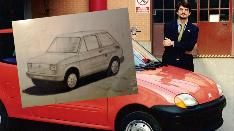 Fiaty 126 el i Seicento oraz ich stylista Luciano Bove