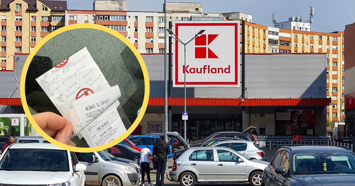 Klient Kauflandu zastał liścik za wycieraczką samochodu (screen: infogliwice/Facebook)