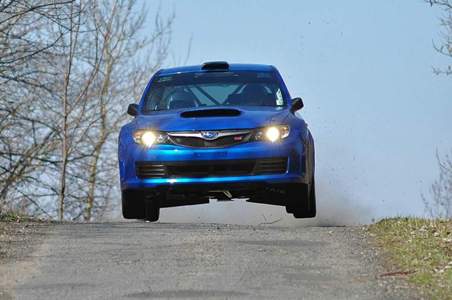 Rajdy: Leszek Kuzaj testował nową Imprezę N14 (fotogaleria)