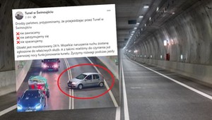 Kierowcy nie przejęli się kamerami. Niebezpieczne manewry w tunelu pod Świną [WIDEO]