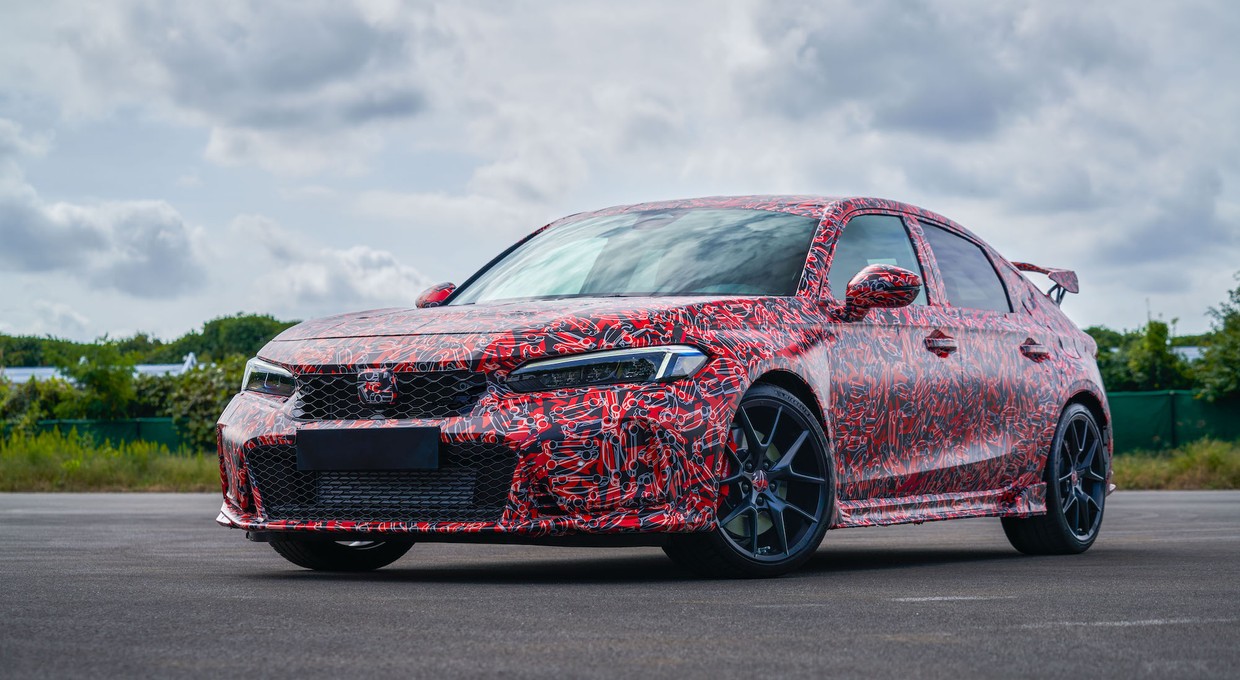 Nowa Honda Civic Type R gotowa do testu na torze Nürburgring