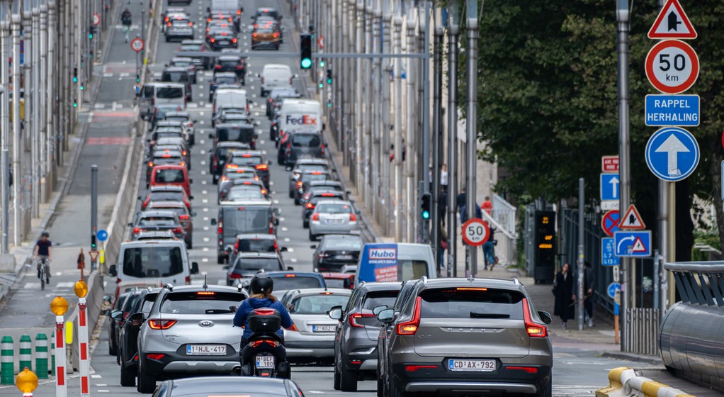 Bruksela bywa zakorkowana w godzinach szczytu