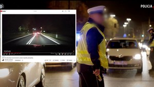 Kierowca Audi zignorował nie tylko znaki. Policjantka musiała być zaskoczona [WIDEO]