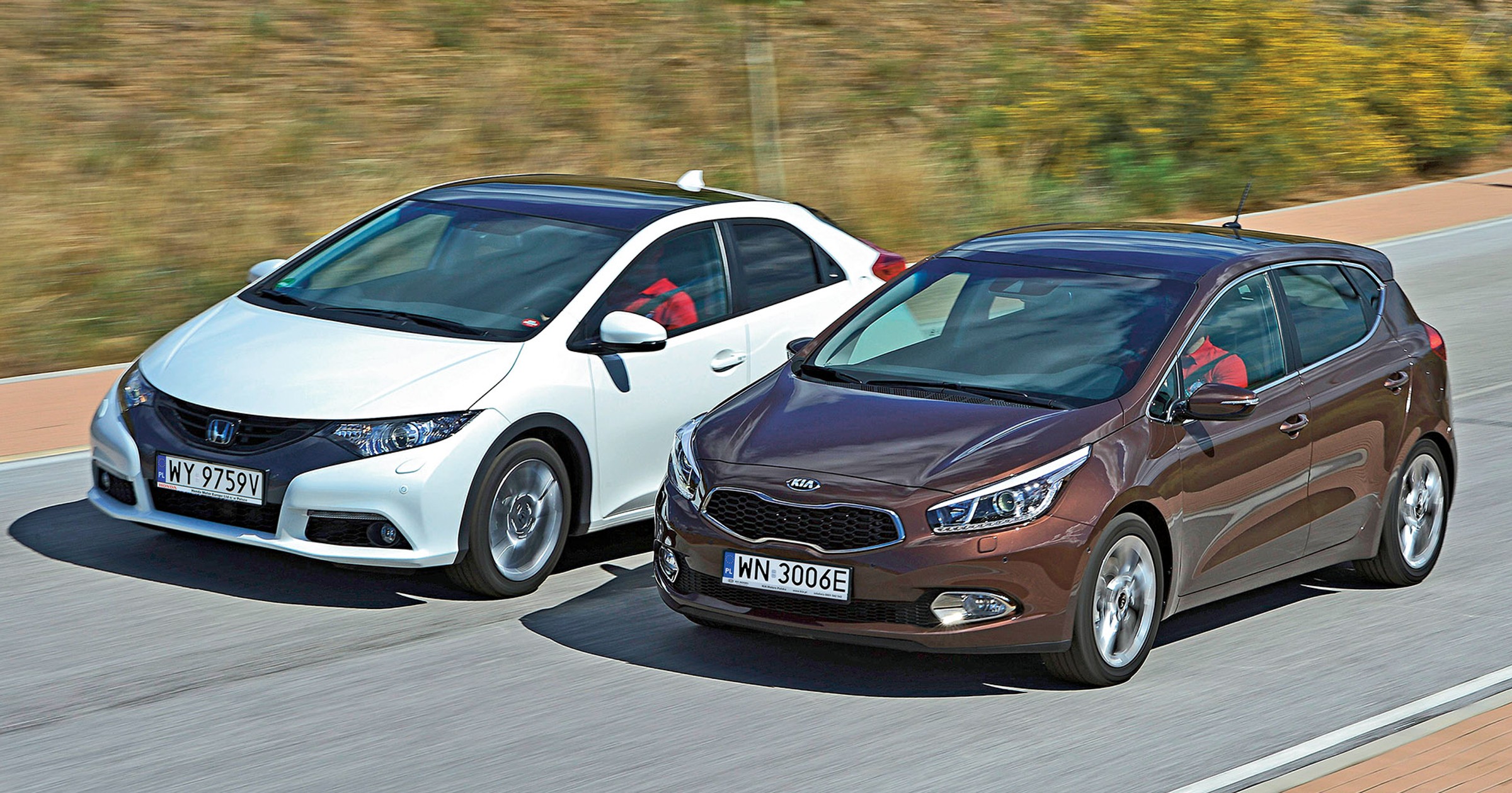 Honda Civic IX (2011-2017) kontra Kia cee'd II (2012-2018)