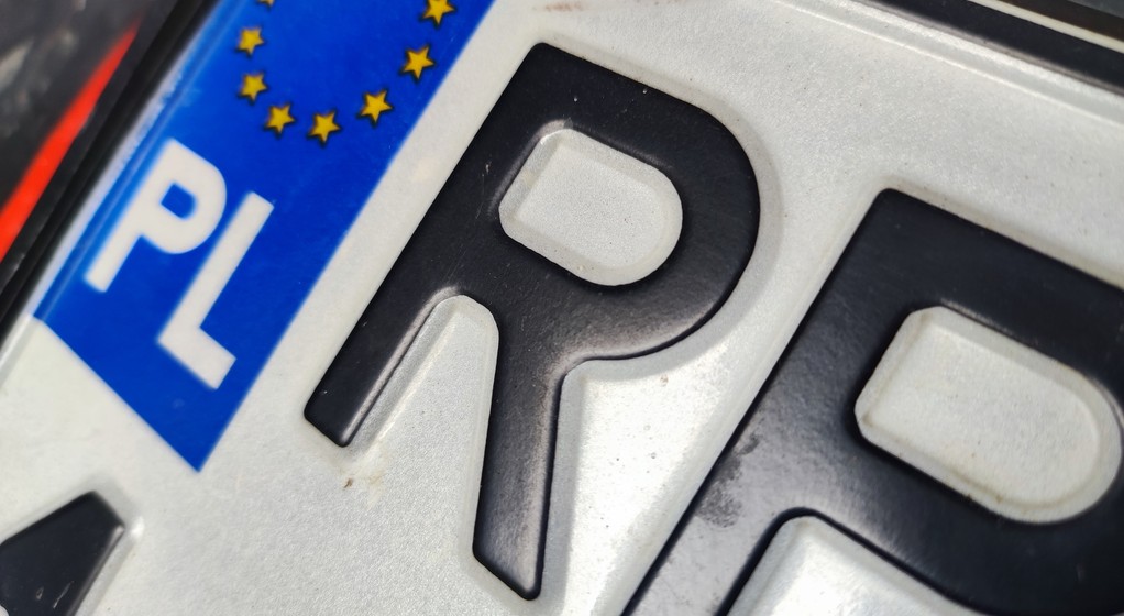 Polska tablica rejestracyjna
