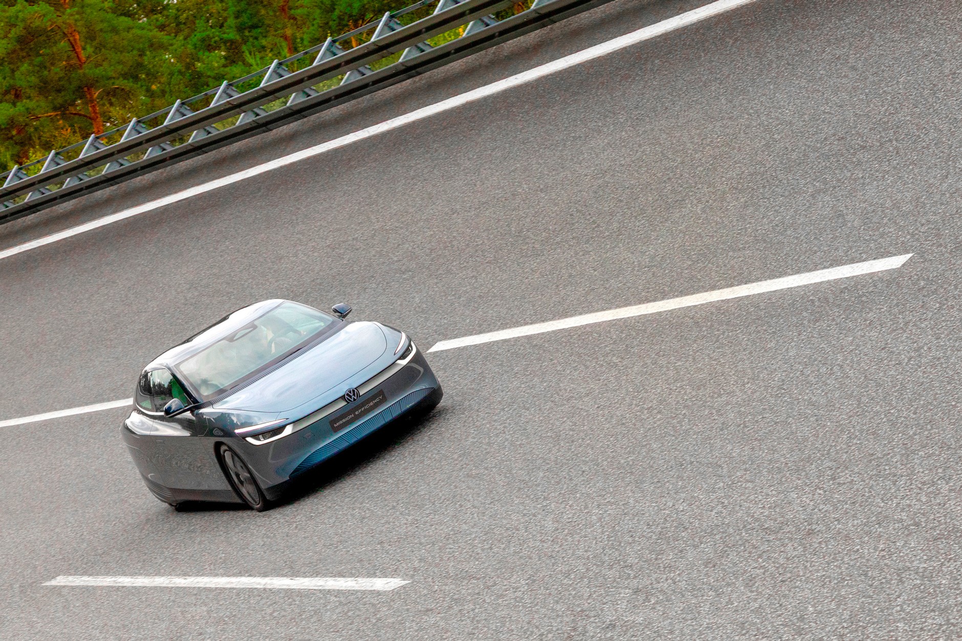 Volkswagen Mission Efficiency na torze testowym