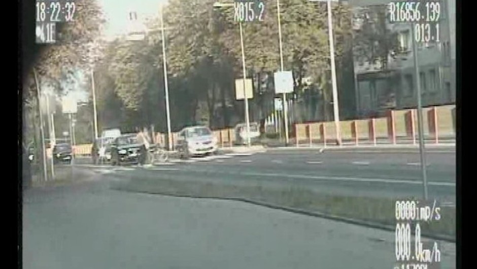 O krok od potrącenia