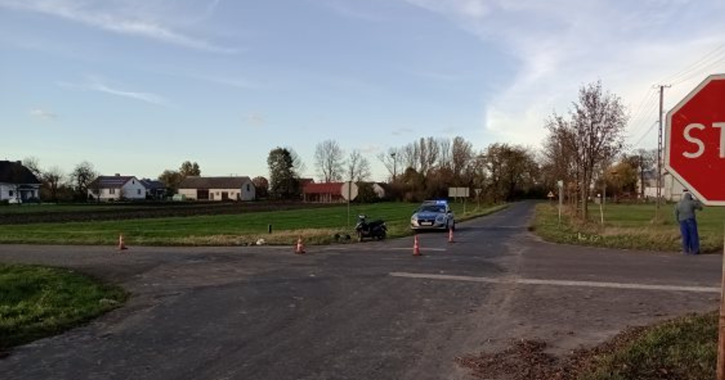 47-latka na motorowerze spowodowała wypadek w Szczepiatynie