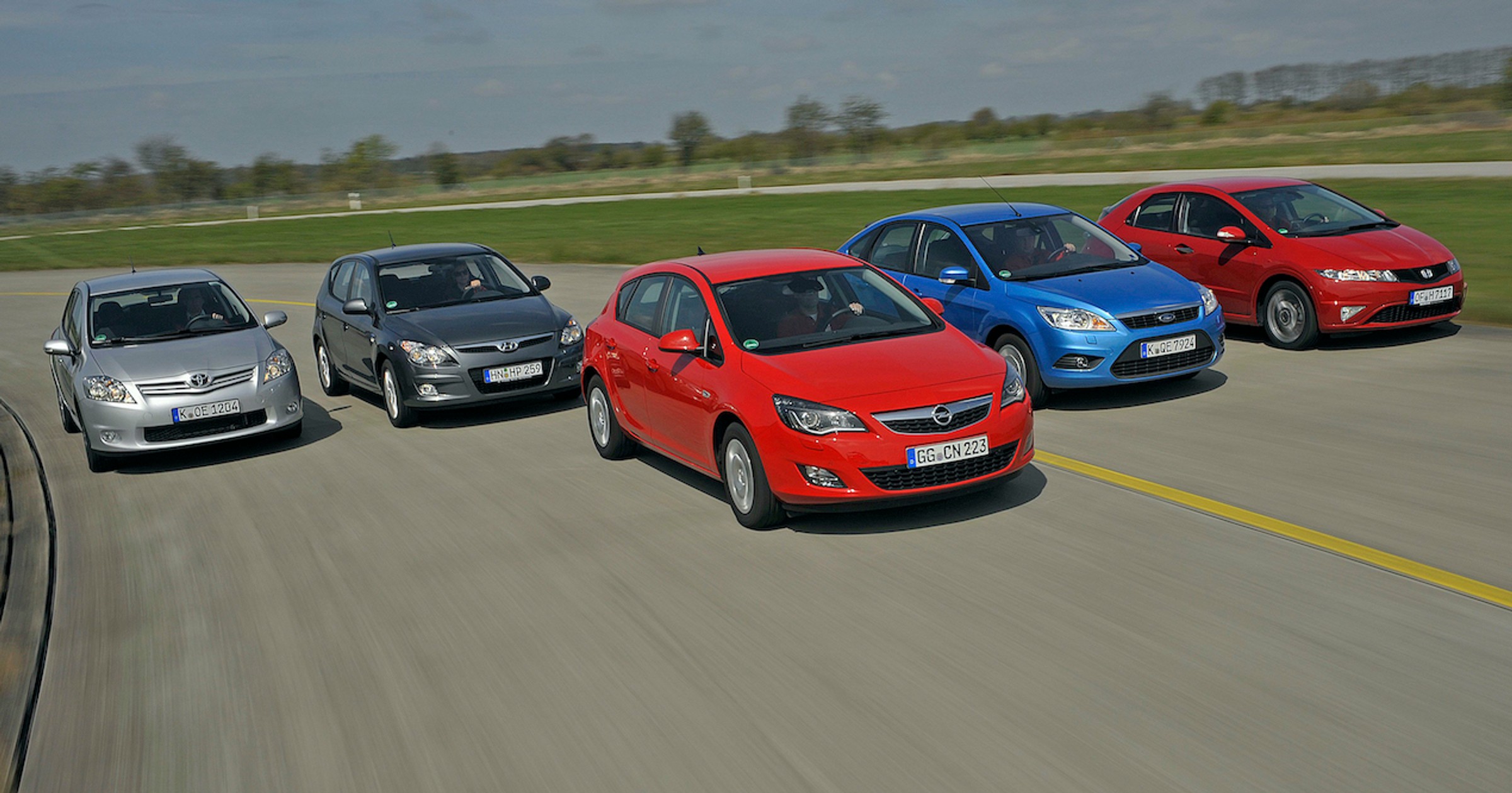 Porównanie: Honda Civic, Ford Focus, Hyundai i30, Opel Astra, Toyota Auris