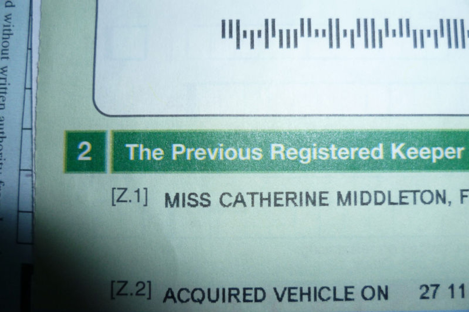 Volkswagen Golf należący do księżniczki wystawiony na sprzedaż