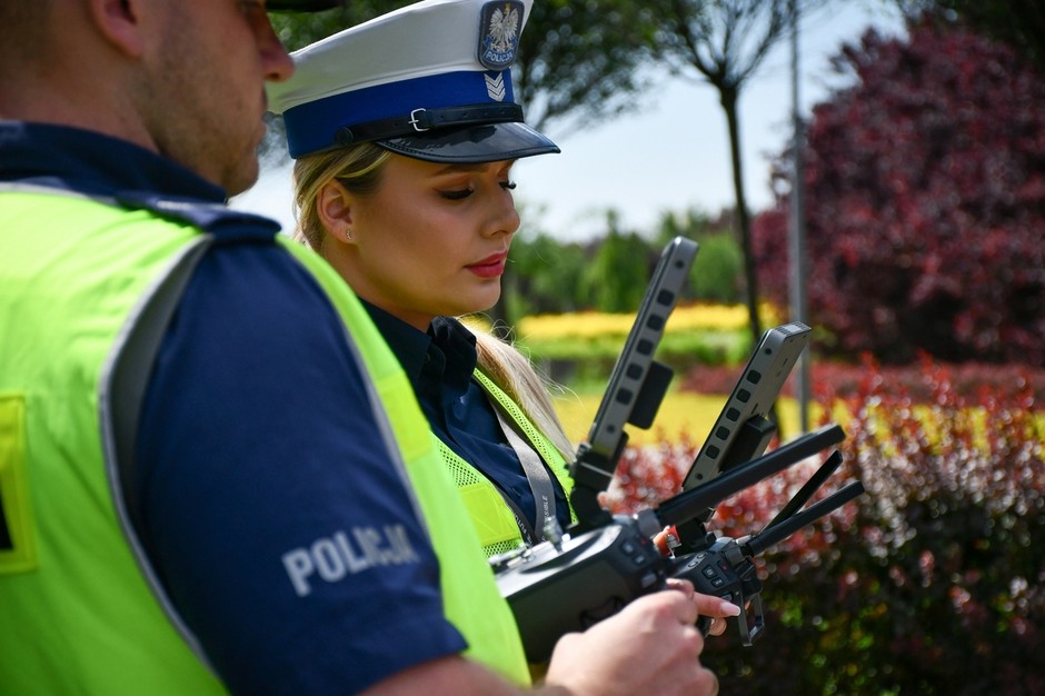 Policjanci prowadzili akcję tylko na jednym skrzyżowaniu. Mandaty dosłownie spadały z nieba