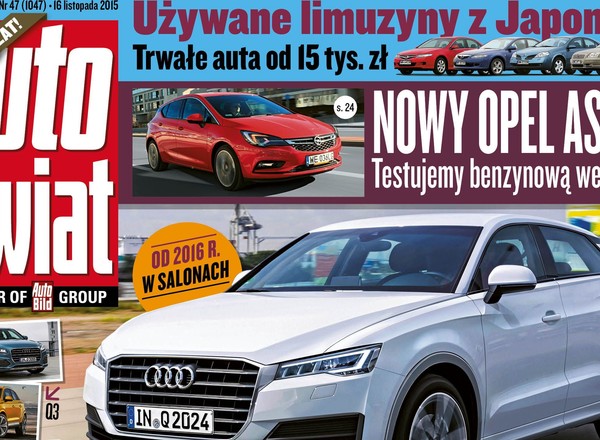 Auto świat 47/2015 juz w sprzedaży