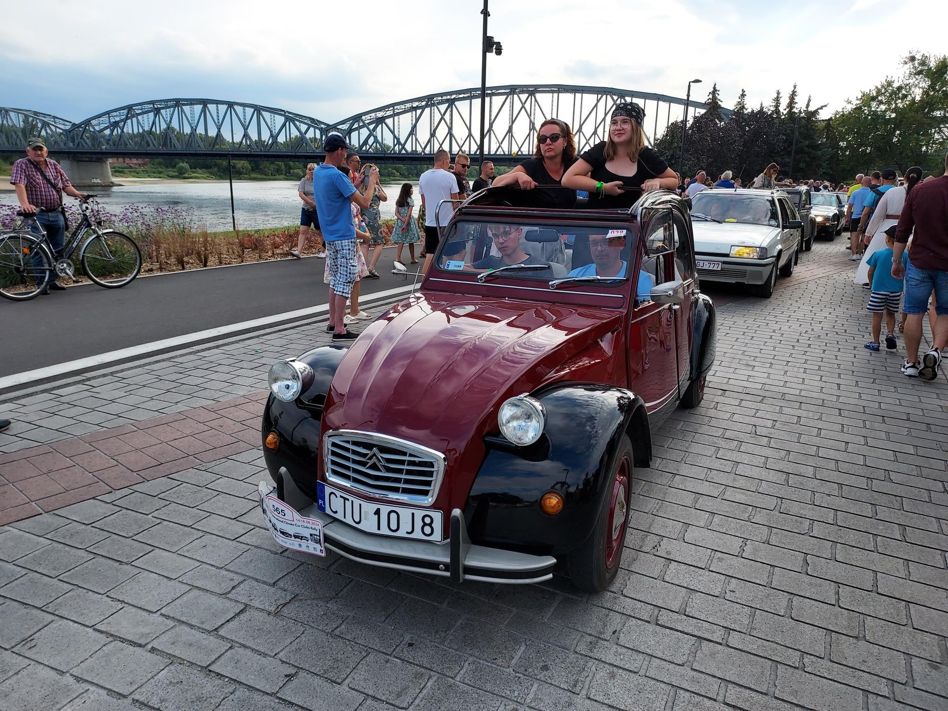 Zlot Citroenów w Toruniu