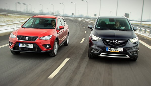 Opel Crossland X i Seat Arona z trzycylindrowymi benzyniakami – który okaże się lepszy?