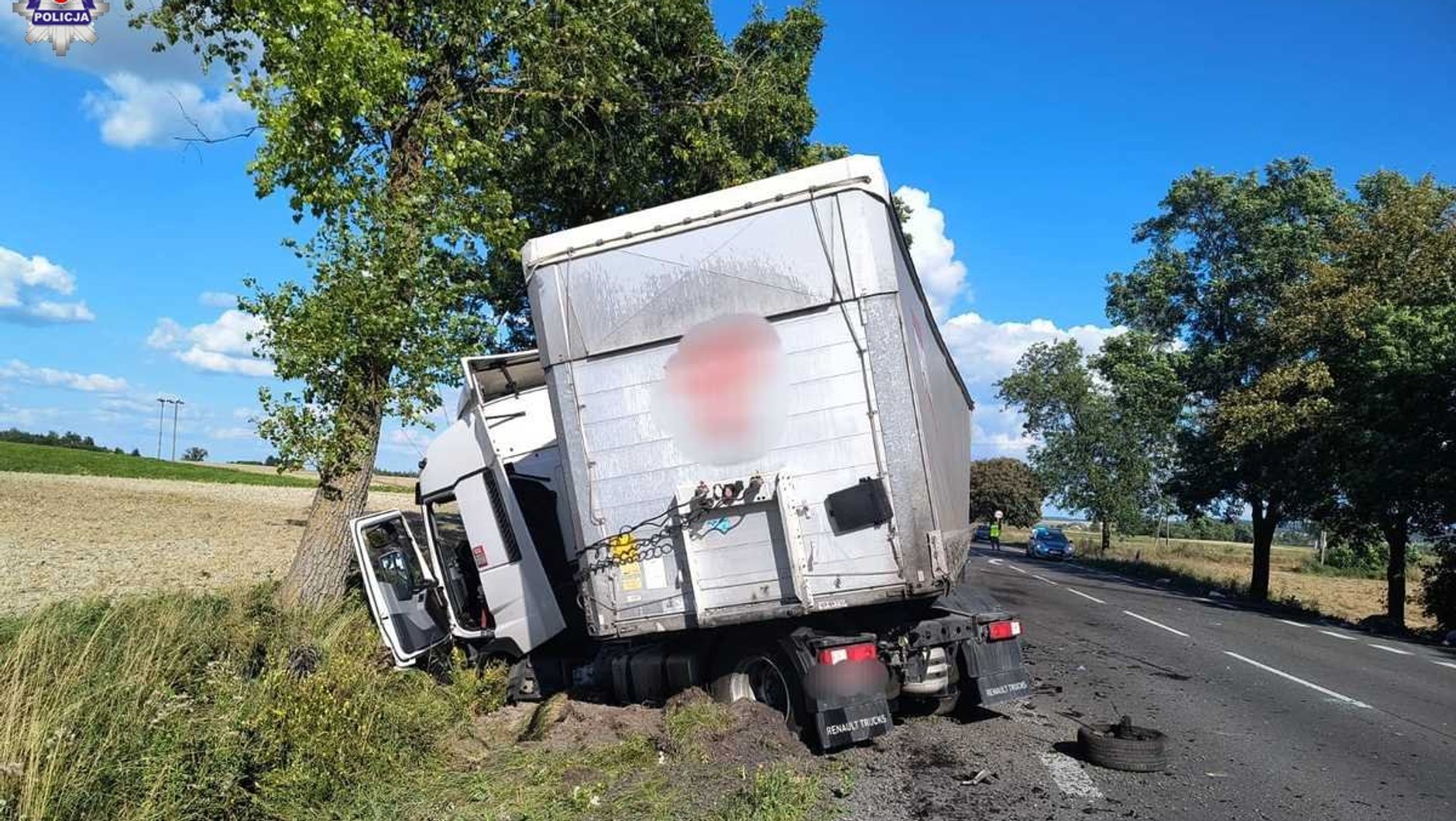 Tragedia na DK-12. Matka zginęła, syn został ranny