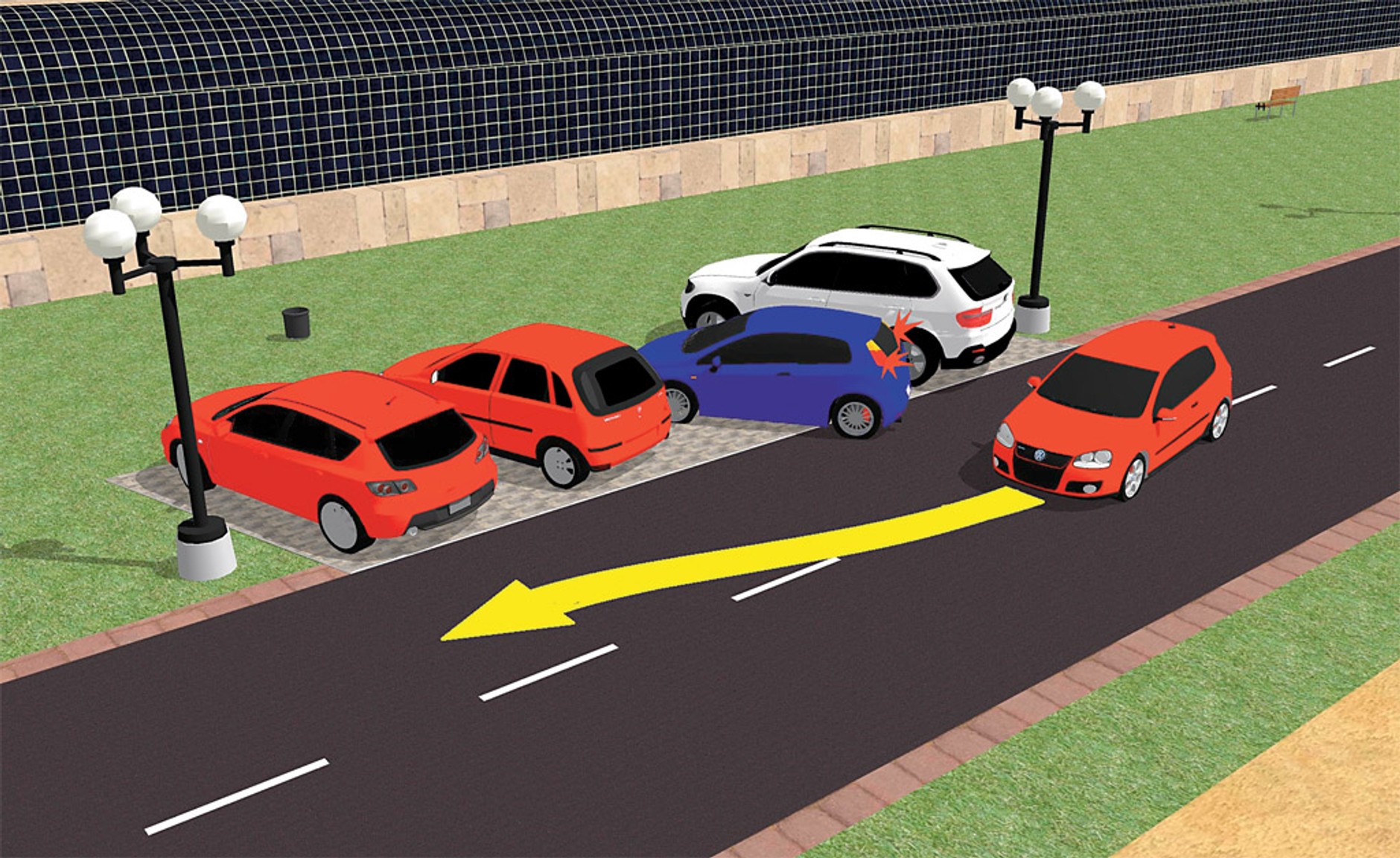 Czy jesteś dobrym kierowcą? Dwuetapowe włączanie się do ruchu