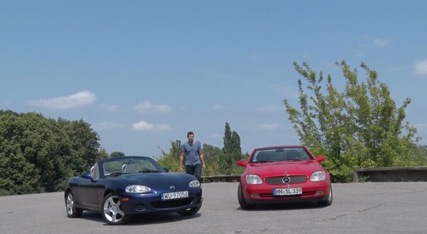 Mercedes SLK kontra Mazda MX-5 - stworzone by dawać radość z jazdy