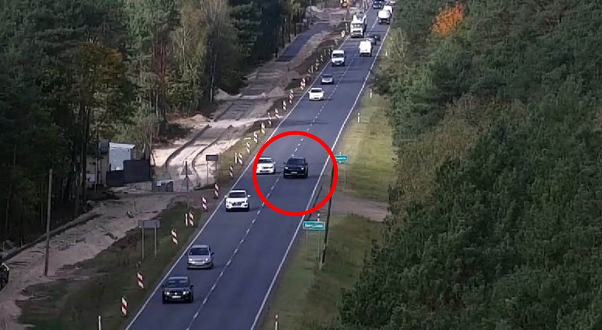 Policjanci kontrolowali remontowaną drogę. Kierowcy niczego się nie spodziewali