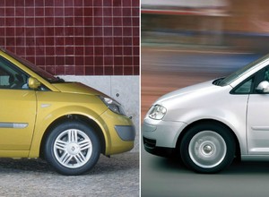 Volkswagen Touran I vs. Renault Scenic II - dalekie od ideału!