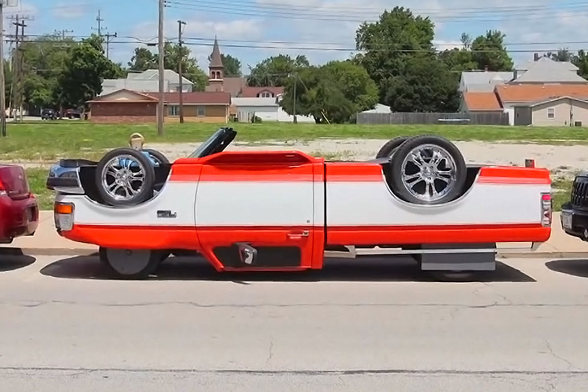 Auto postawione na głowie