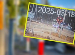 Romantyk z BMW chciał zrobić zdjęcie na przejeździe kolejowym. Dostał 2000 zł mandatu