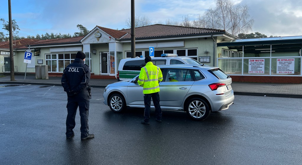 Niemcy, granica polsko-niemiecka, celnicy, kontrola celna, kontrola graniczna