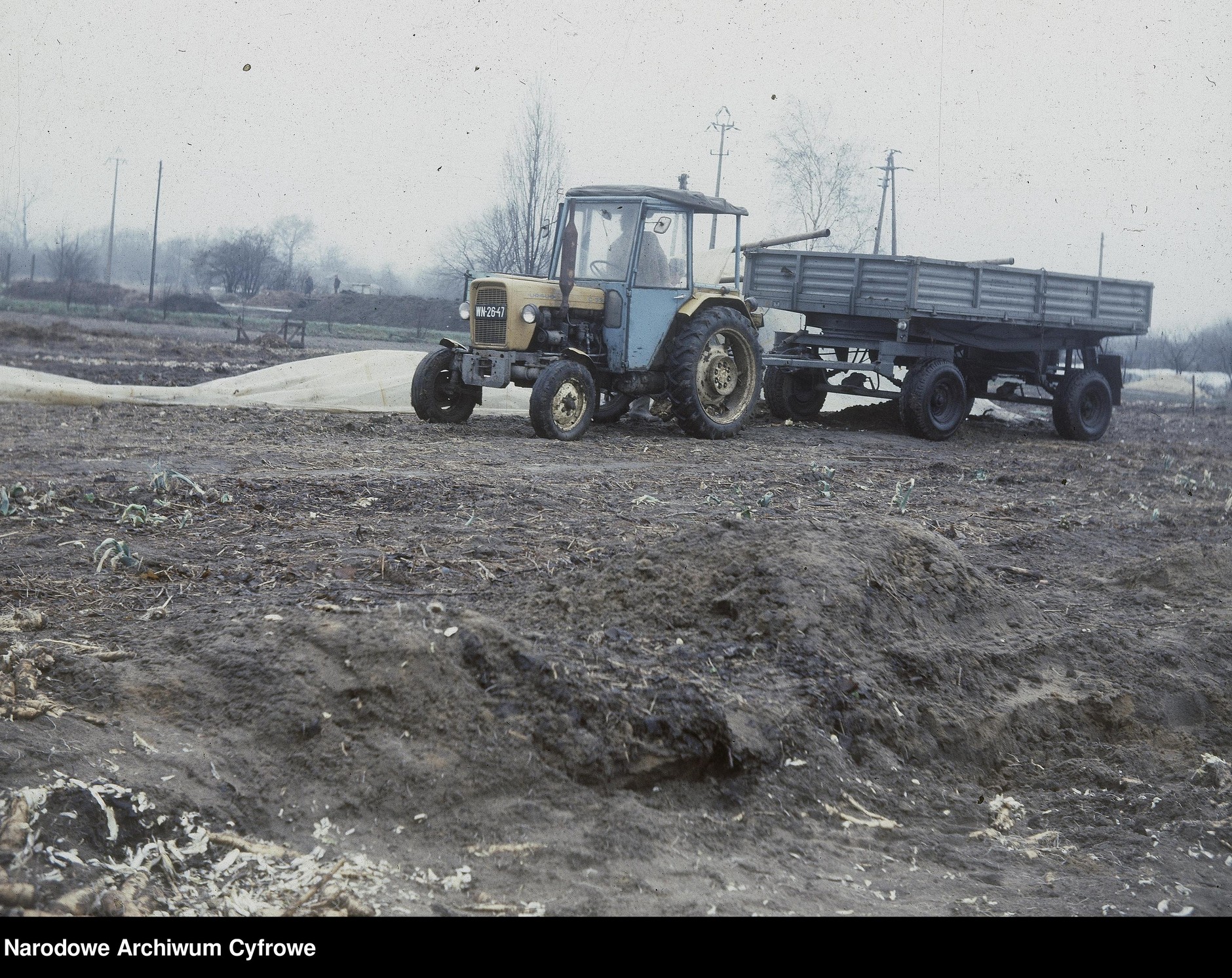 Ursus C-330 z przyczepą