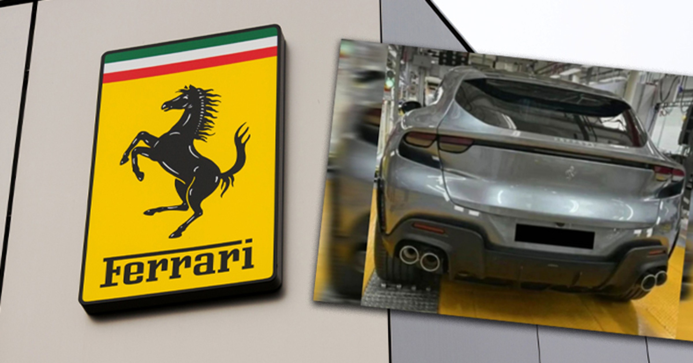 Z fabryki w Maranello wyciekły zdjęcia Ferrari Purosangue