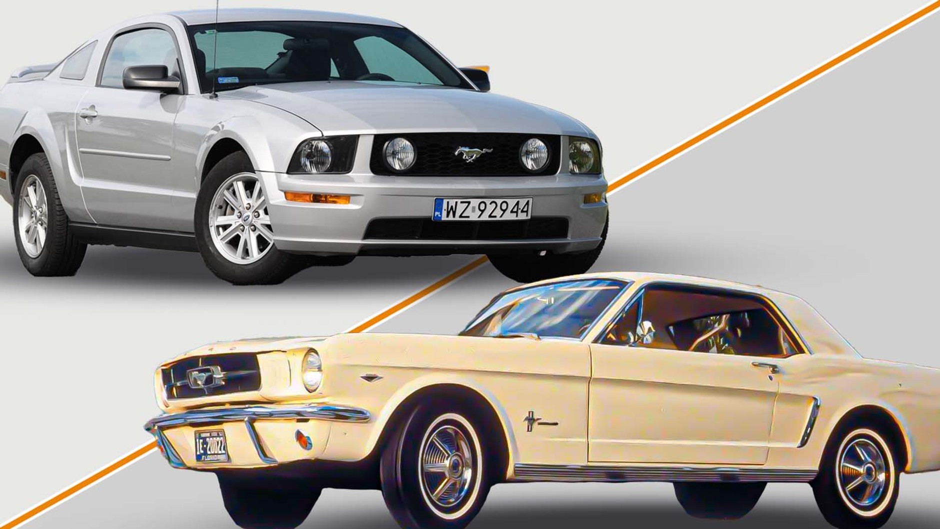 Ford Mustang I (1965-73) i Ford Mustang V (2005-14)