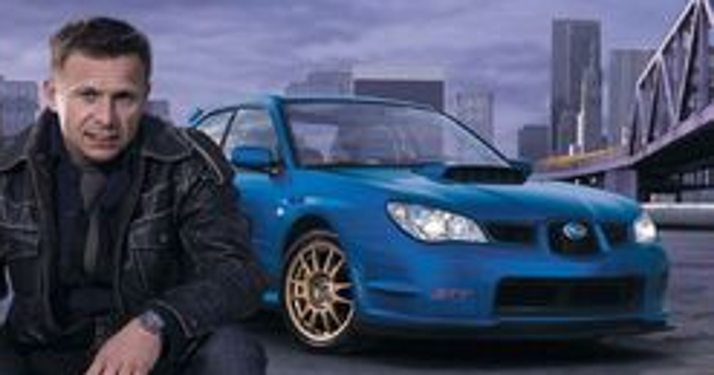 Leszek Kuzaj i jego Subaru w reklamie