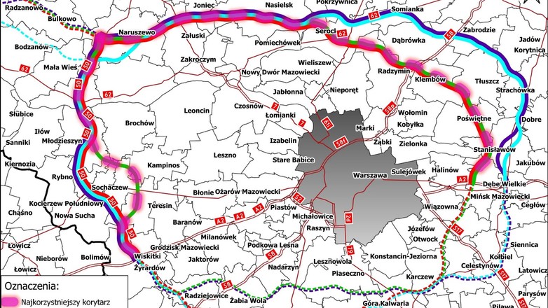 Trasa OAW - obwodnica Warszawy