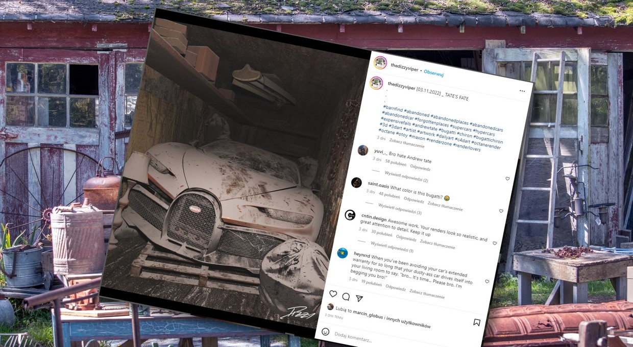 Superauta "odnalezione w szopie po kilkudziesięciu latach". Smutny widok, ale popatrz dokładniej
