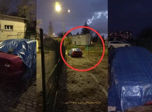Trójkąt bermudzki na gdańskim osiedlu. Wrak pojawia się i znika  [ZDJĘCIA]