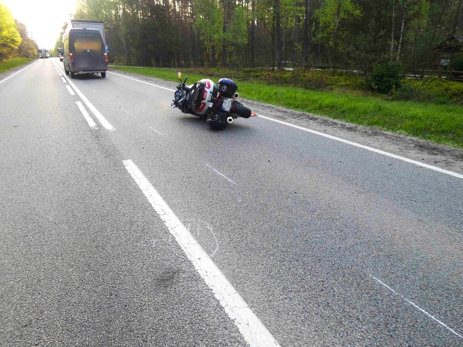 Wypadek na DK20 w Kłobuczynie