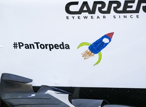 Rysunek Pana Torpedy na bolidach Formuły 1 zespołu Alfa Romeo Racing ORLEN