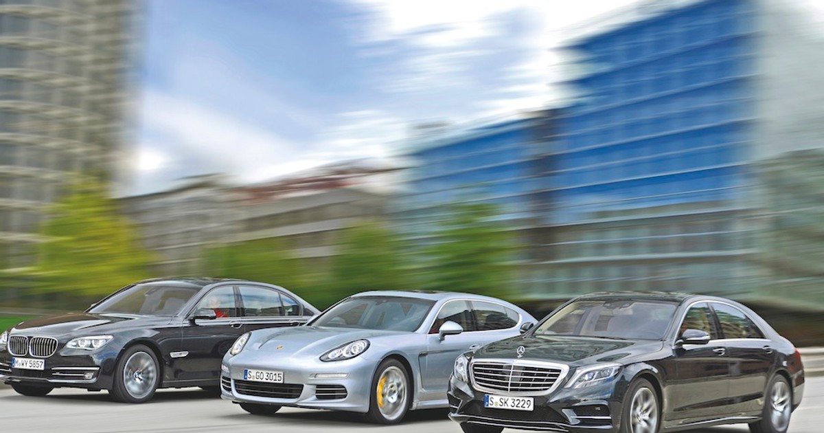 BMW 750 Li, Mercedes S 500 L, Porsche Panamera Executive