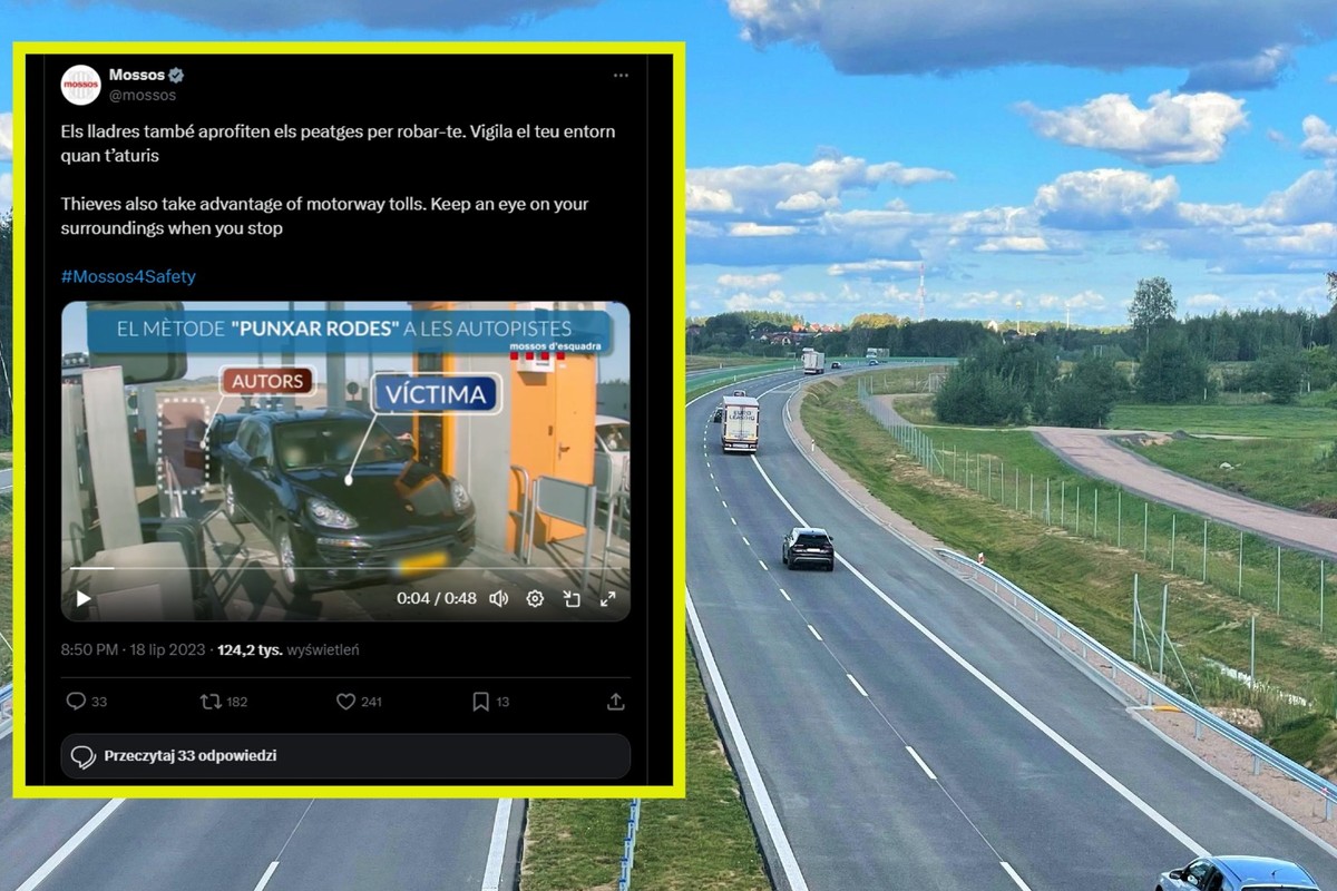Złodzieje atakują kierowców metodą na bramkę. Grasują w całej Europie