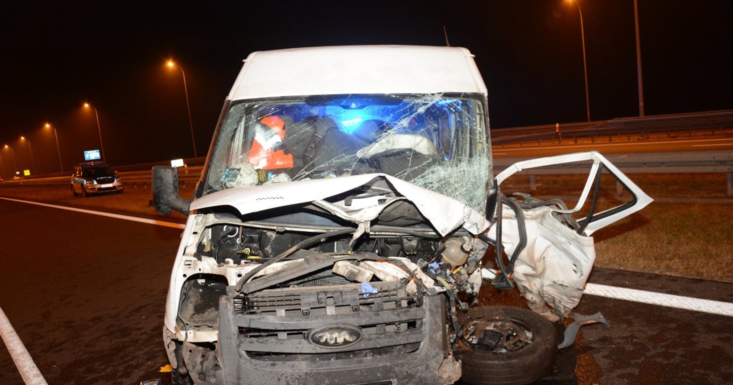 Pijany jechał pod prąd autostradą A4. Skończyło się poważnym wypadkiem