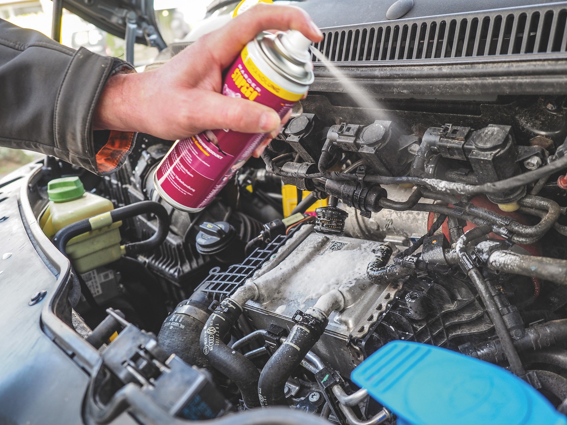 Jak walczyć z kunami? Zamiast mycia silnika można użyć (bezpieczniejszego) preparatu maskującego zapachy