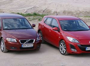 Mazda 3 i Volvo V50: skrajnie różne bliźniaki