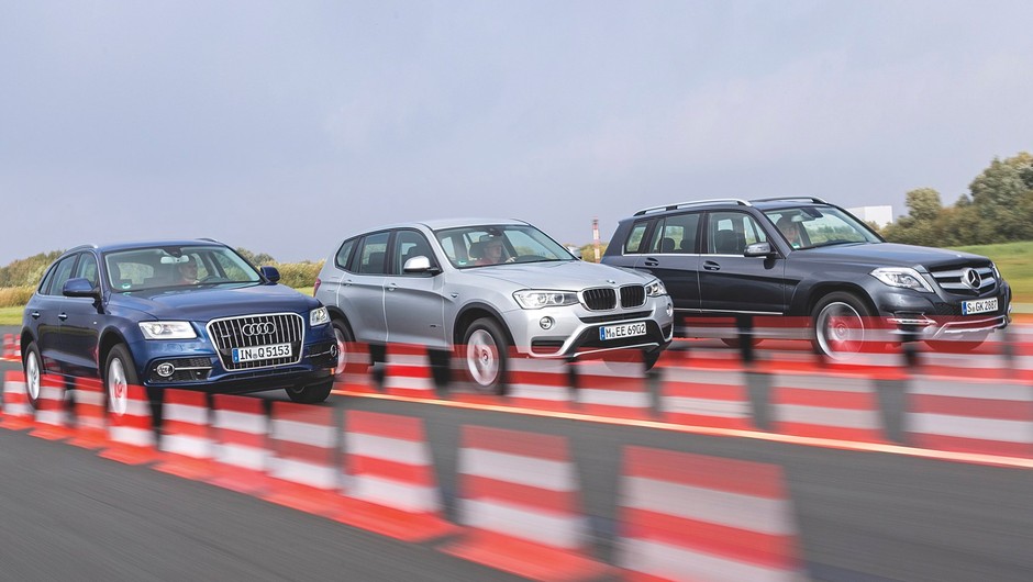 Porównanie: Audi Q5, BMW X3, Mercedes GLK