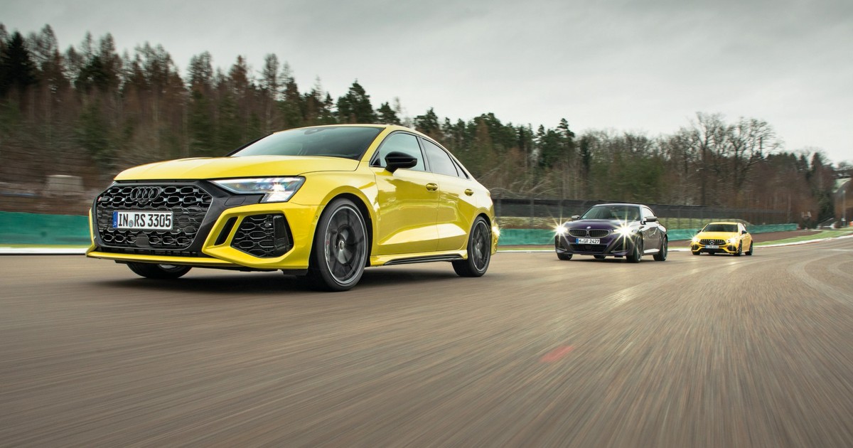 Audi RS 3 kontra BMW M240i i Mercedes-AMG A 45 S